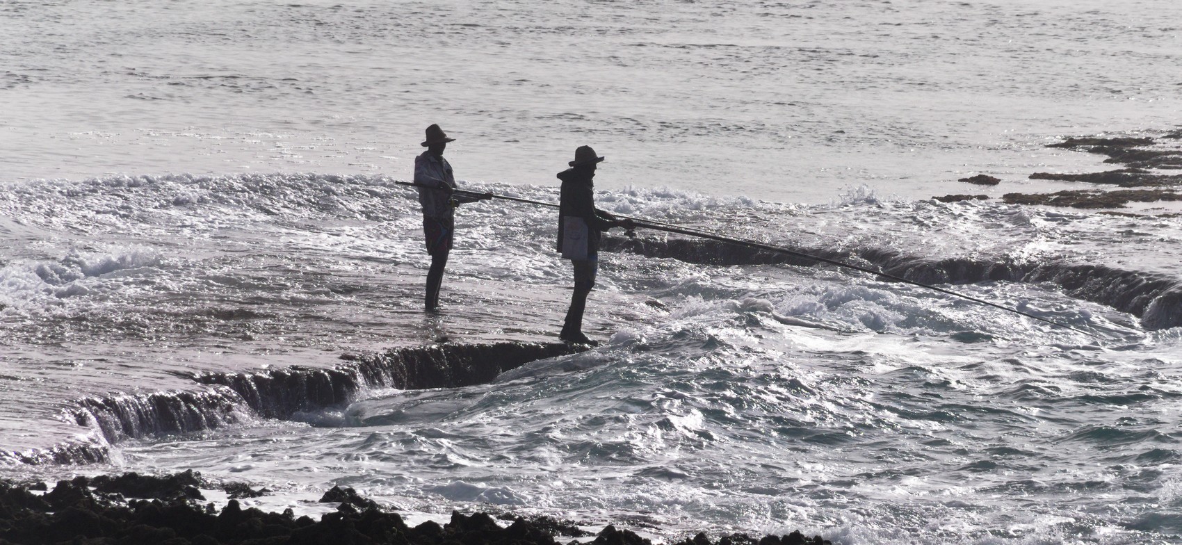 Bord de mer à Oualidia (Maroc)