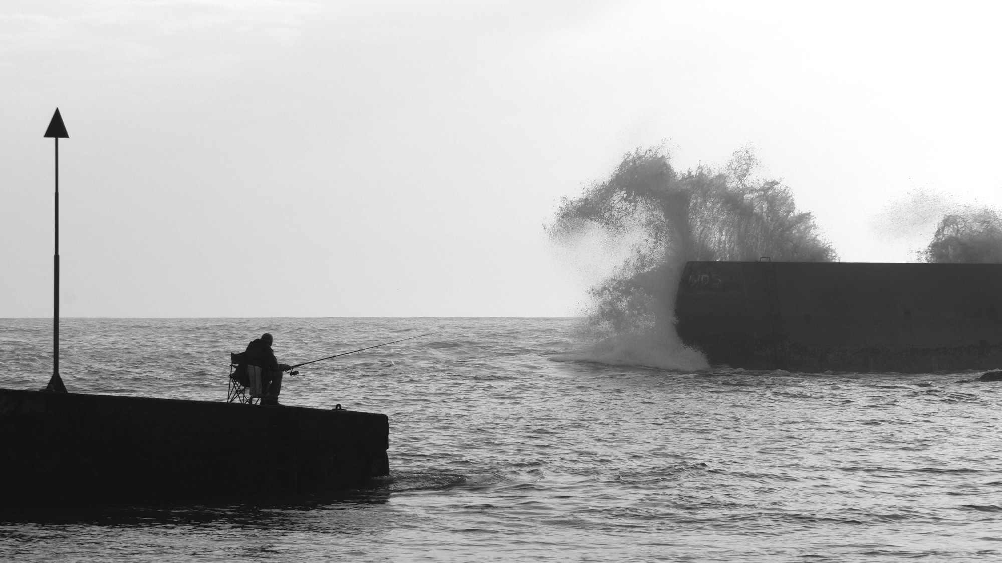 Pêcheur imperturbable